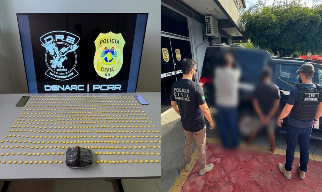 Motoboy é preso por ‘delivery’ de haxixe e ecstasy em Boa Vista; drogas são avaliadas em mais de R$ 310 mil
