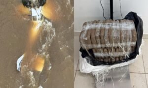 Aeronave com mais de 25 kg de skunk faz pouso forçado em rio após interceptação da FAB e PF em Roraima