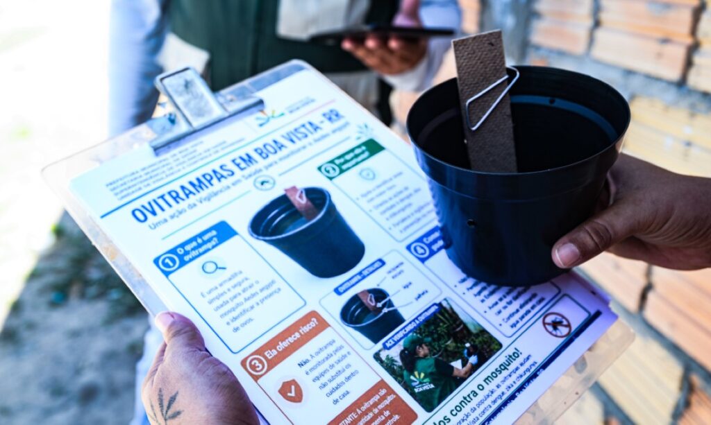 Boa Vista amplia vigilância contra dengue com armadilhas em áreas de maior risco